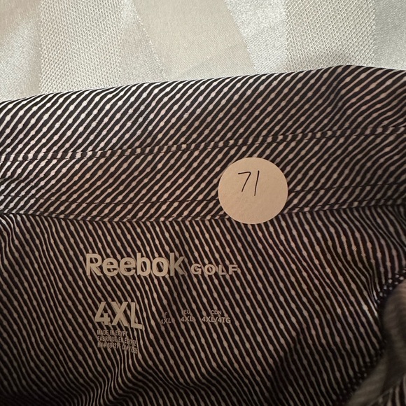 Nice Reebok golf polo, gray and white 4XL - Picture 7 of 7